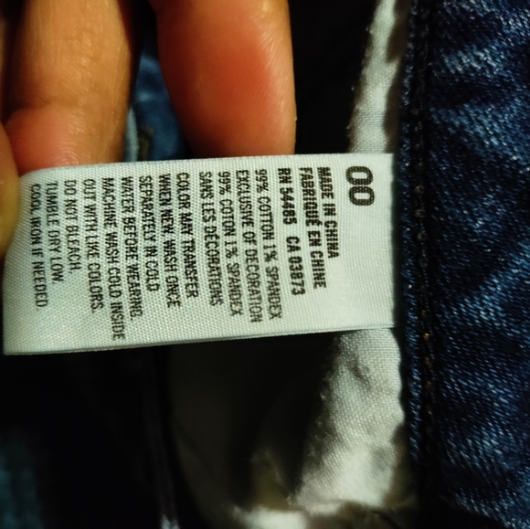 American Eagle Rose Embroidered  Shorts Size 00 - Picture 6 of 13